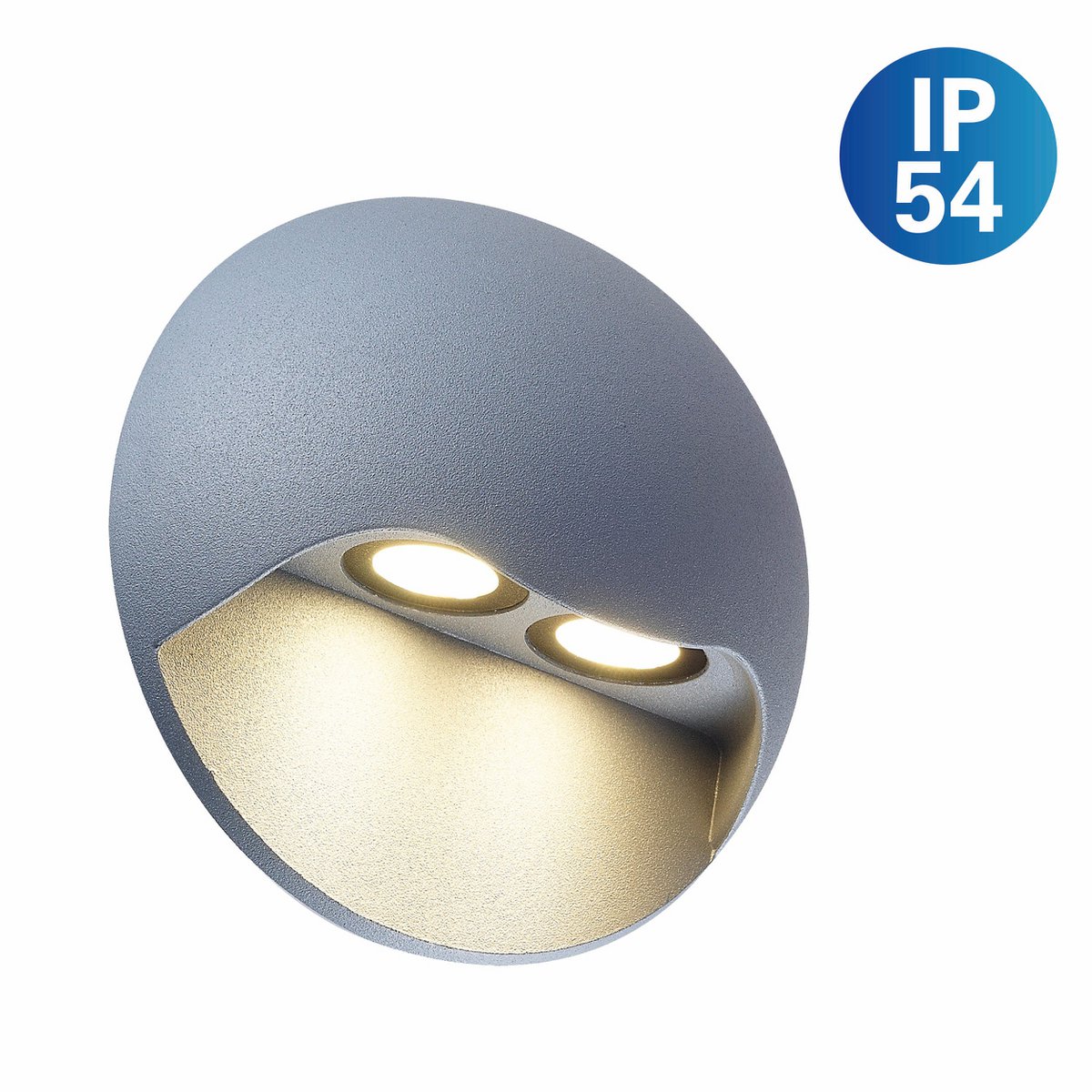 LED Wandlamp Vedus - Metaal 13cm