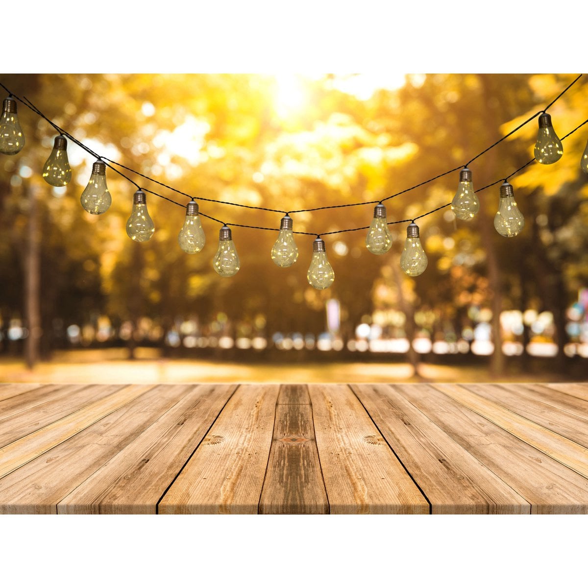 Näve LED Zonneketen - Transparant 300cm