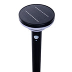 LED Solar Staanlamp Nora - Zwart 86cm Bewegingsmelder