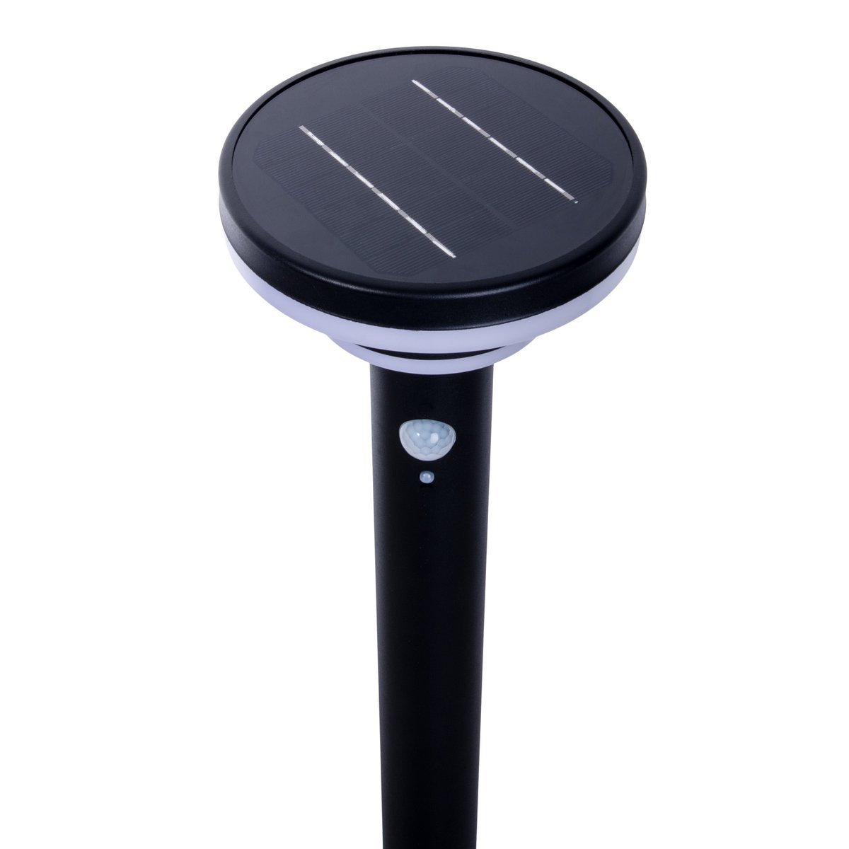 LED Solar Staanlamp Nora - Zwart 86cm Bewegingsmelder