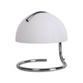 Tafellamp Burano wit Näve - 25cm metaal glas