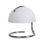 Tafellamp Burano wit Näve - 25cm metaal glas
