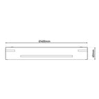 LED Plafondlamp Ventura Ø40cm Zwart
