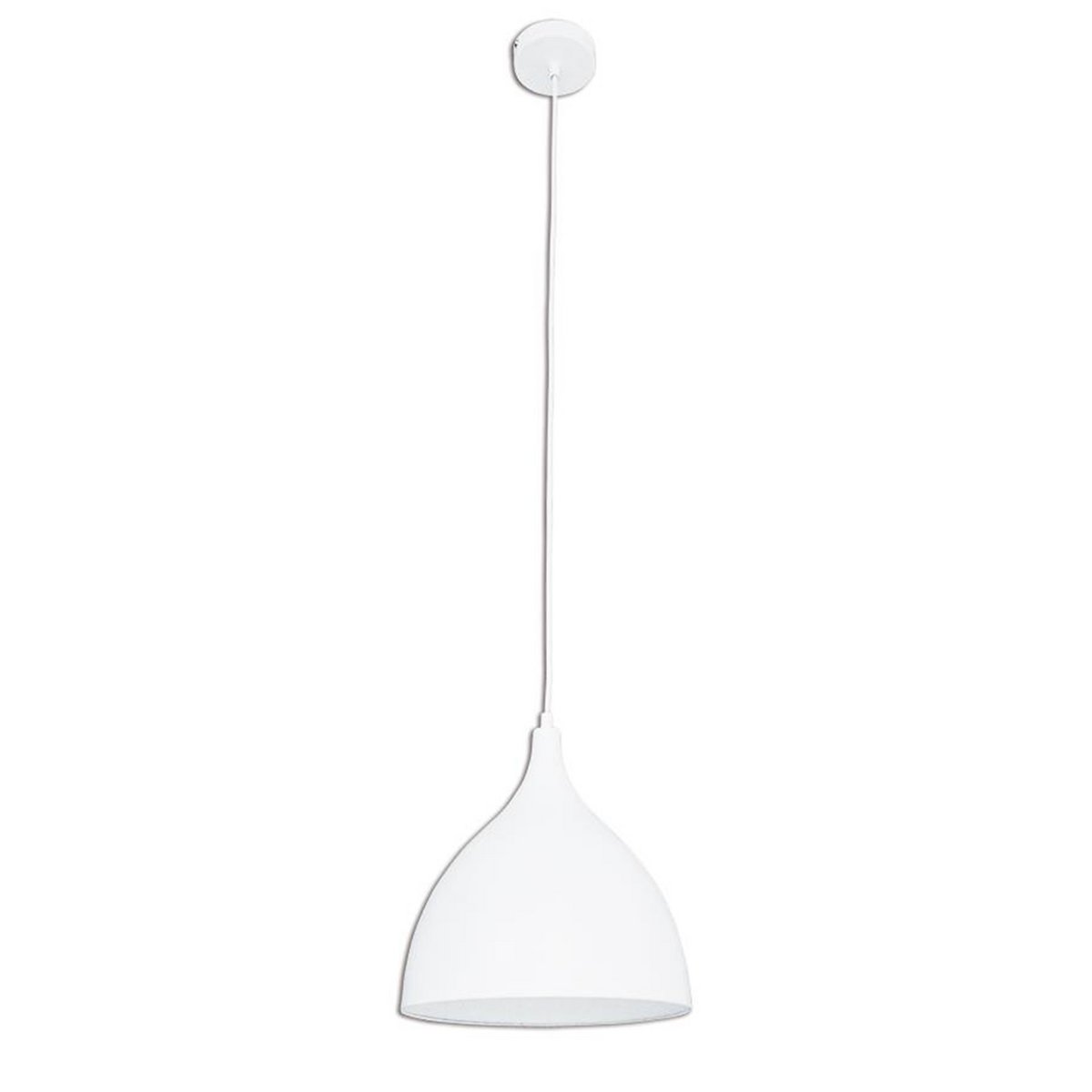 Näve Leuchten Hanger Lamp Pinhead Wit 28cm Retro Hanglamp