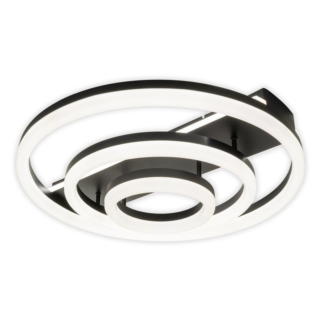 Näve Circulo LED Plafondlicht - Zwart Ø 60cm