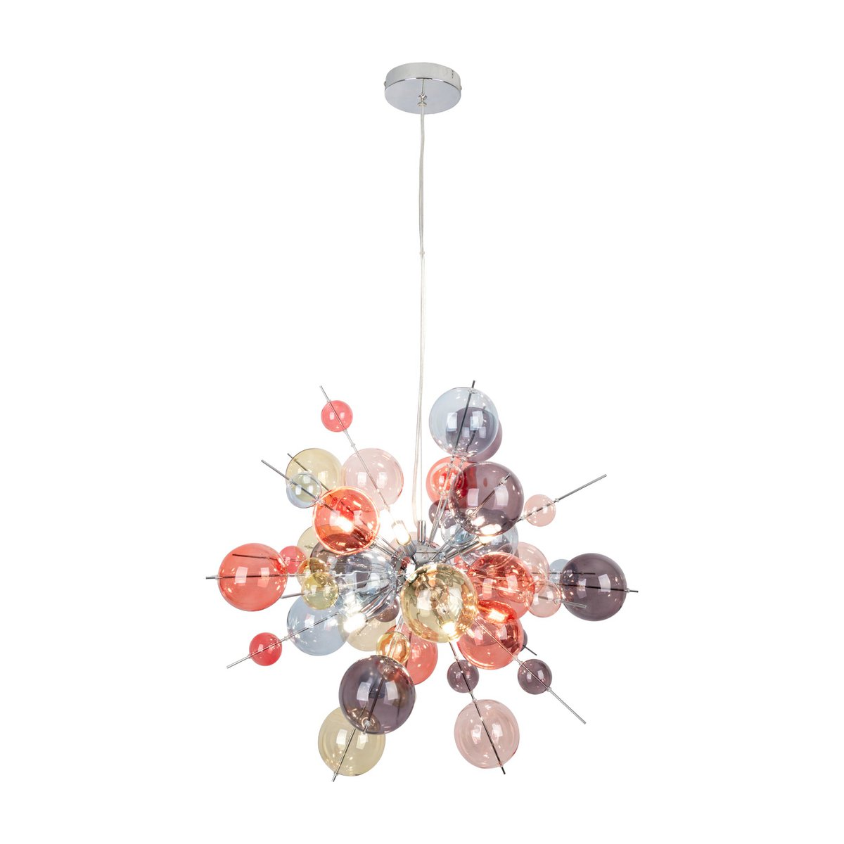 Näve Hanger Lamp Explosie Pastelkleuren