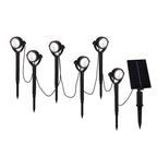 Solar tuinspies set 6-delig 475cm zwart