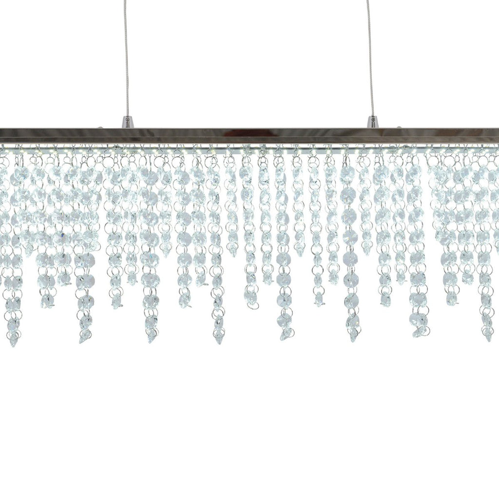 LED Hanglamp Diamanten Näve - Kristalglas Chroom