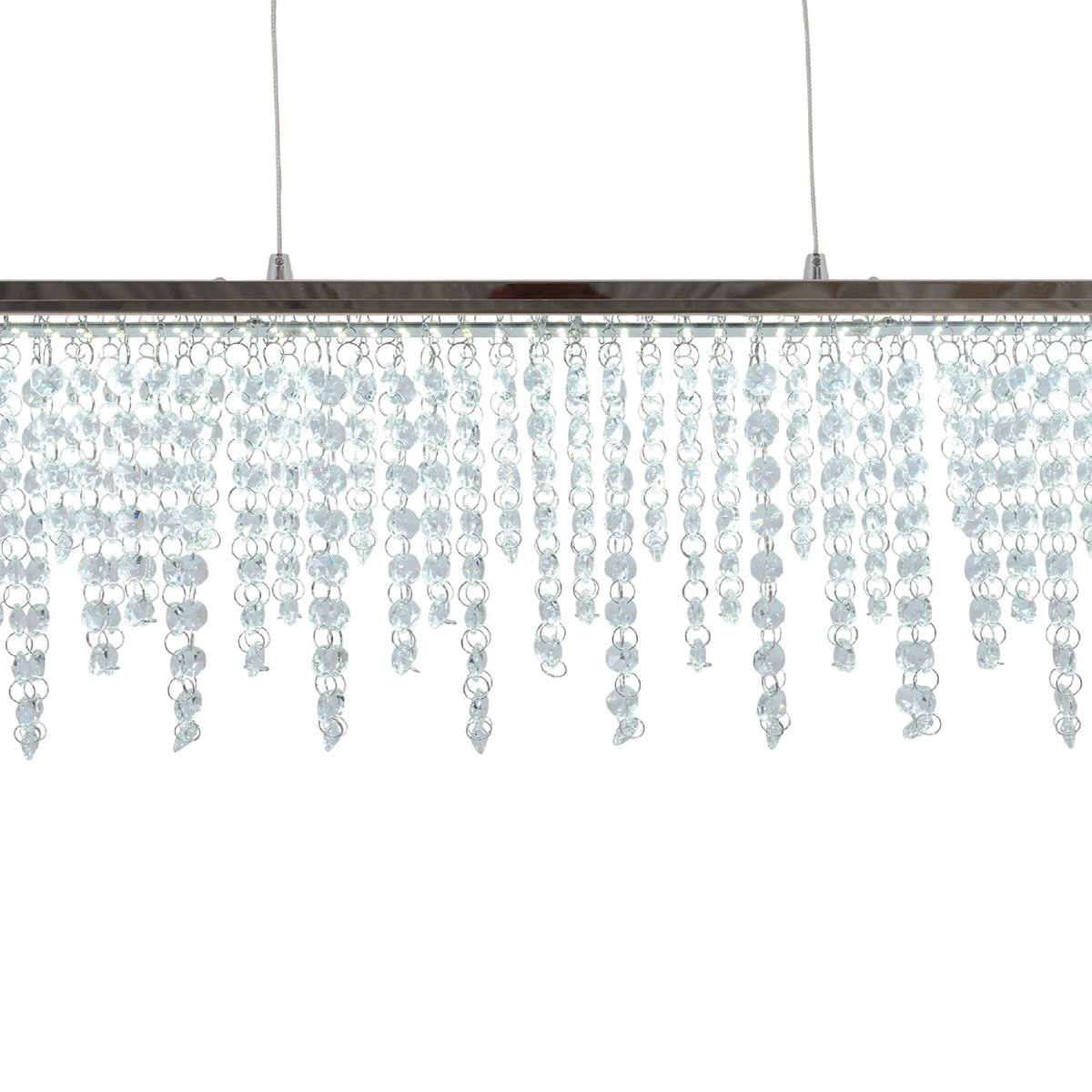 LED Hanglamp Diamanten Näve - Kristalglas Chroom
