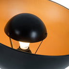 Näve Bernice Staande Lamp - Zwart/Goud 153cm