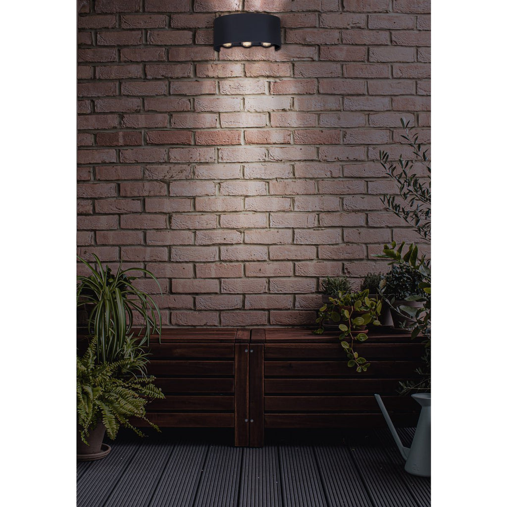 Näve Auron LED Buitenmuurlamp Antraciet