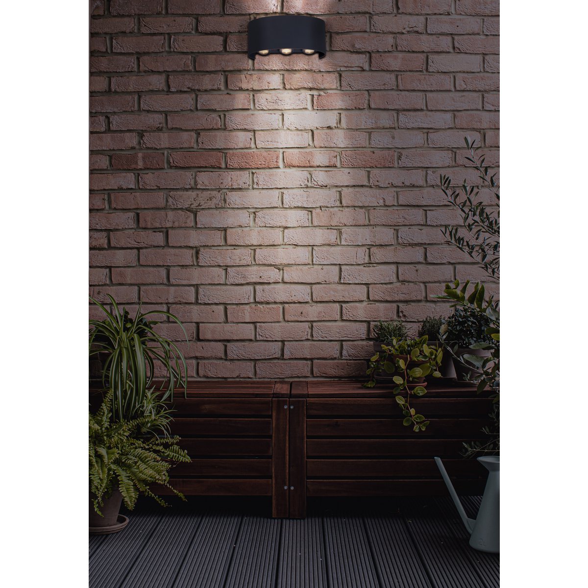 Näve Auron LED Buitenmuurlamp Antraciet