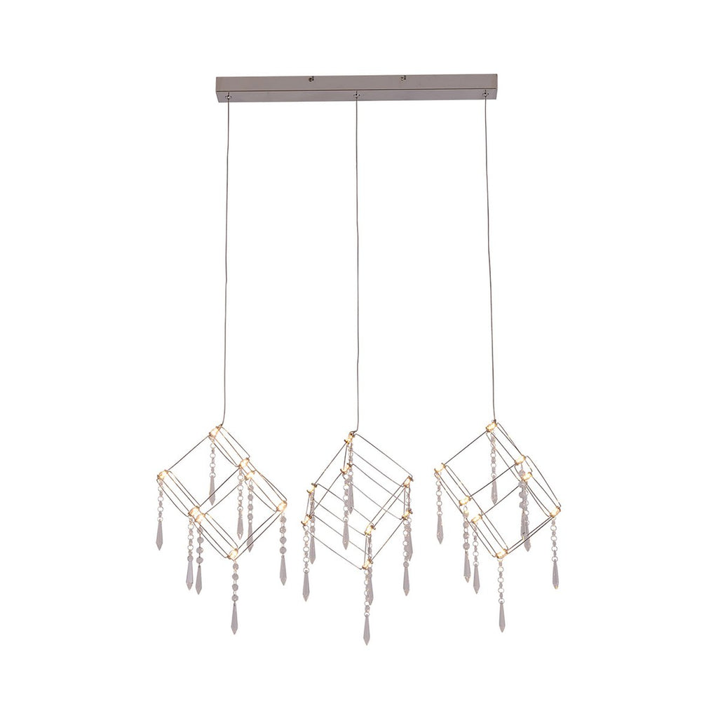 Näve Araneus LED Hanglamp Chrome 80cm