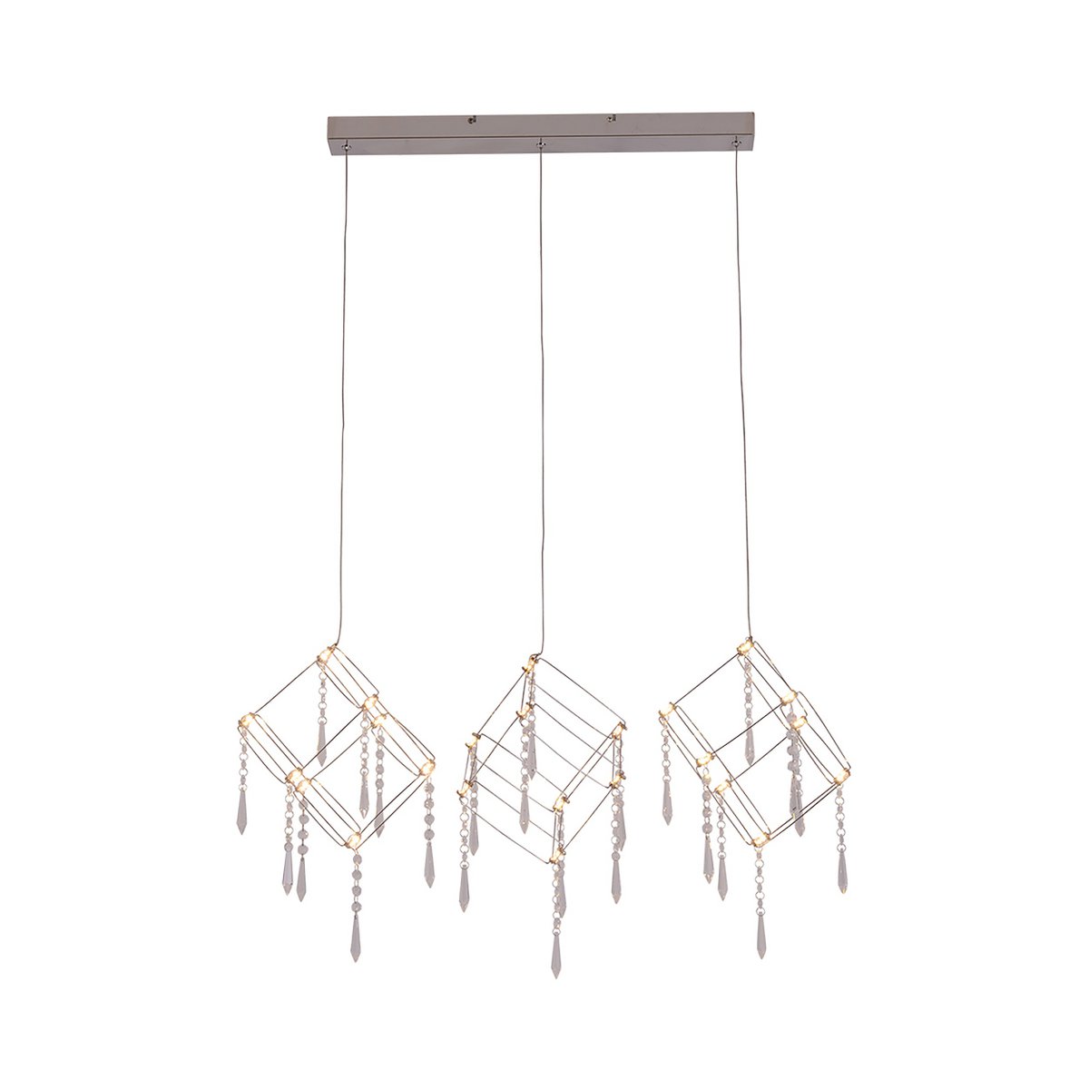 Näve Araneus LED Hanglamp Chrome 80cm