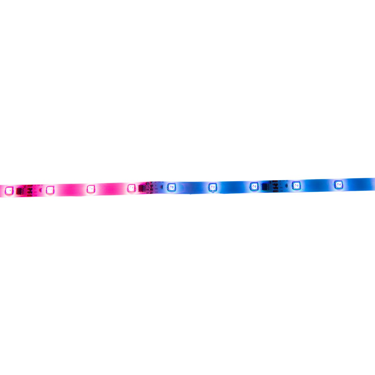 Digitale indoor LED -streep 5m, gemaakt van plastic, kleurrijke, geïntegreerde LED