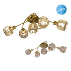 Näve Josefa Plafondlamp Goud 5-armig 61cm