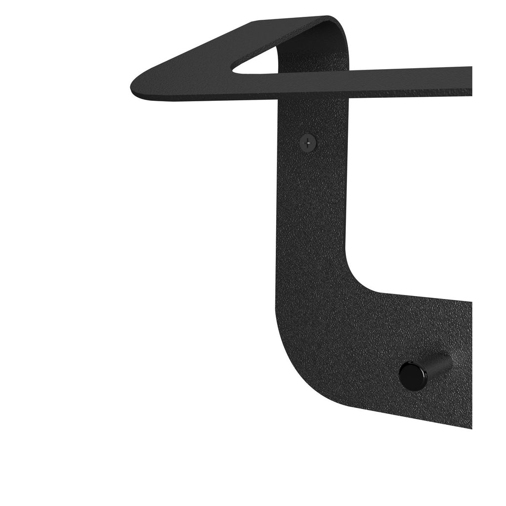 Gorillz Linea Wandkapstok Zwart - 10 Haken, Opbergruimte