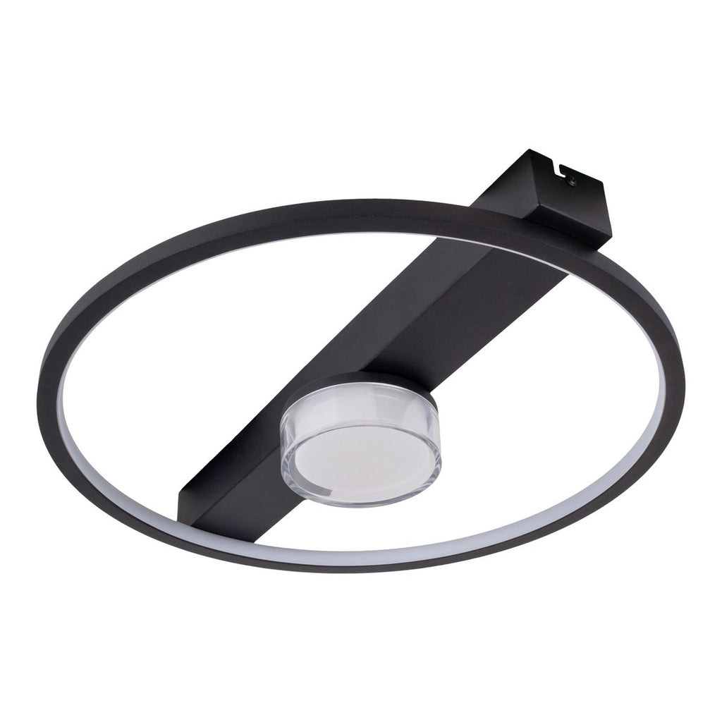 CIMO LED Plafondlamp Zwart Dimbaar 40cm