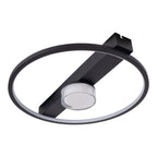 CIMO LED Plafondlamp Zwart Dimbaar 40cm