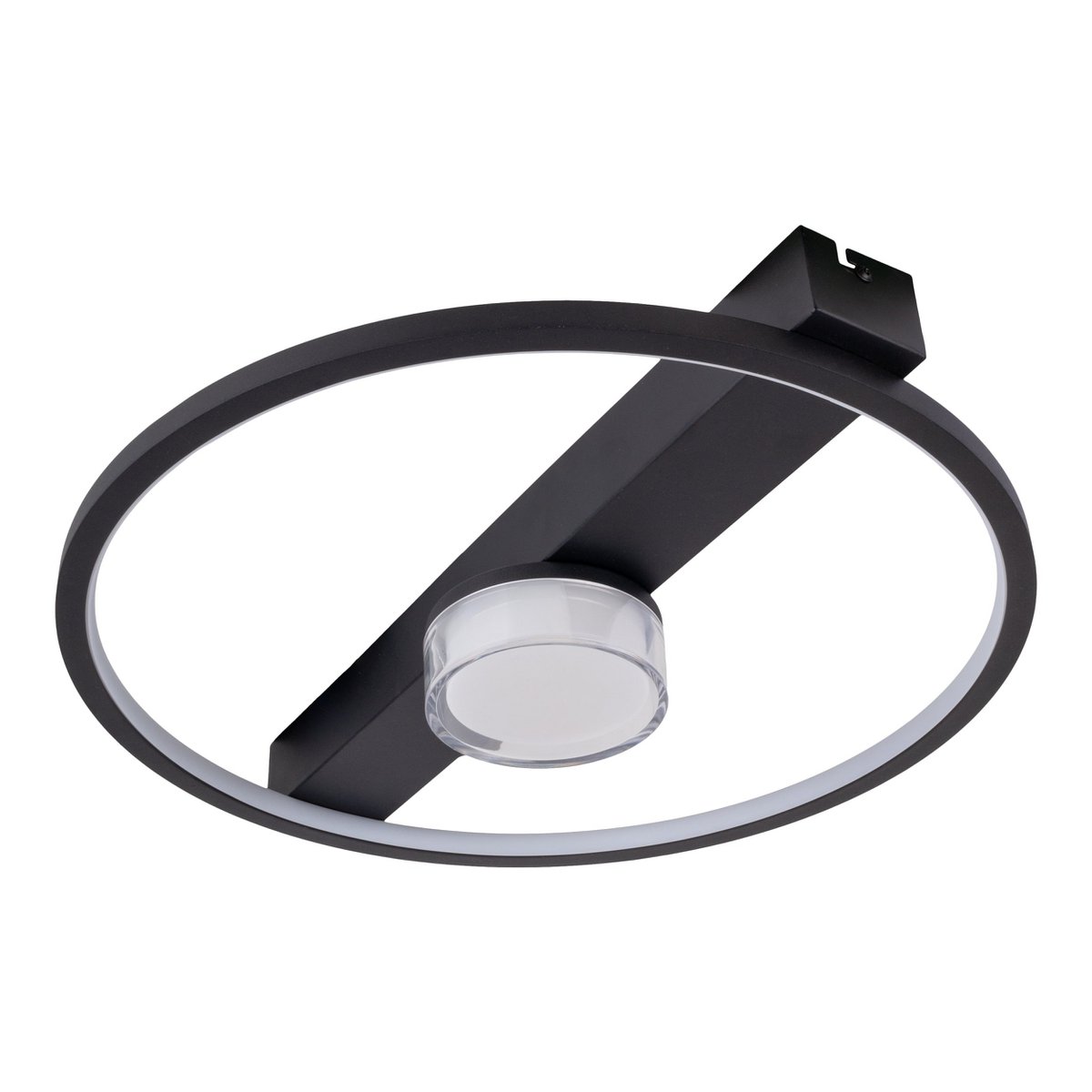 CIMO LED Plafondlamp Zwart Dimbaar 40cm