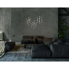 Näve Araneus LED Hanglamp Chrome 80cm