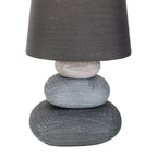 Näve Stoney Keramische Tafellamp Grijs 31cm
