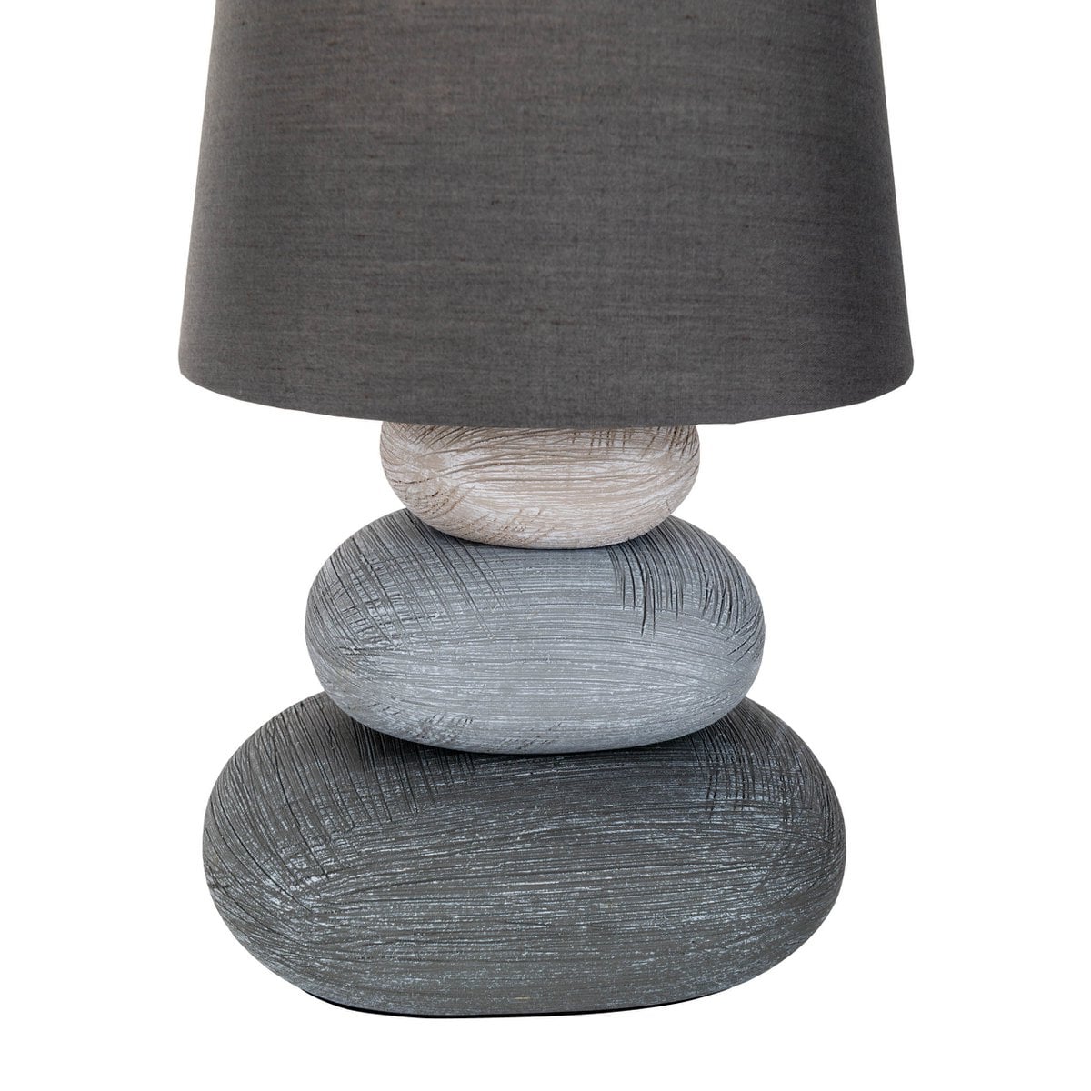 Näve Stoney Keramische Tafellamp Grijs 31cm