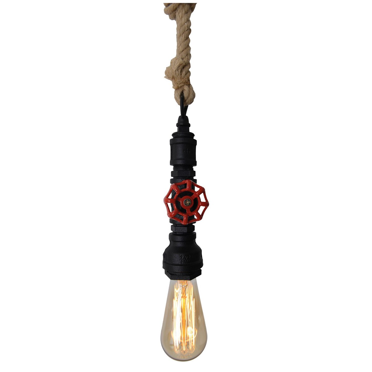 Näve Regia Hanglamp - Zwart E27 145cm