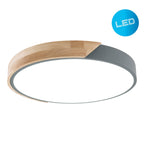 Näve Borneo LED Plafondlamp 31cm Grijs