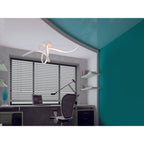 LED -plafondlamp L: 120 cm Wit "Odrive"