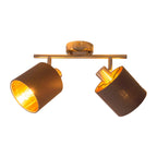 Näve Maron Muur-/Plafondlamp - Bruin 46cm