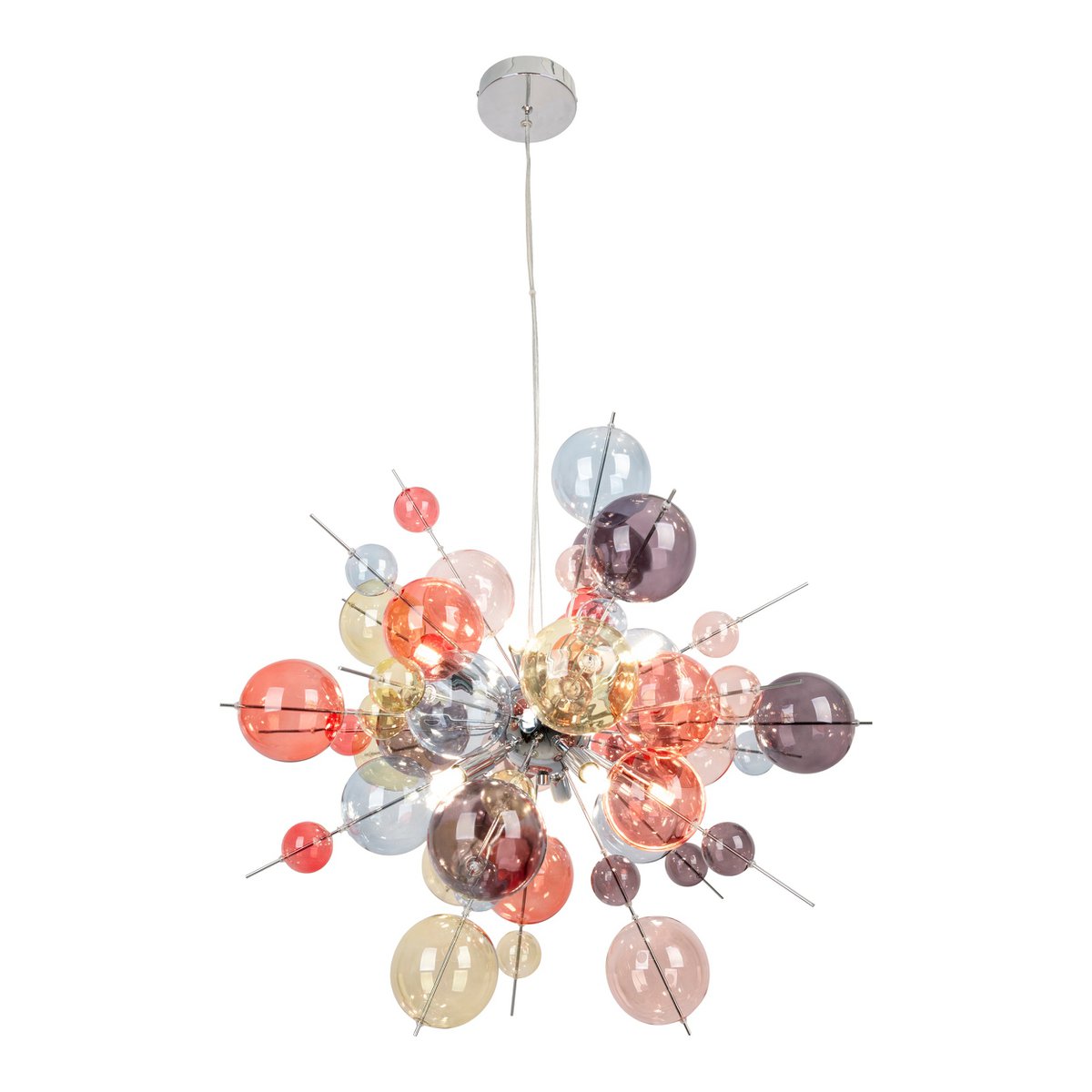 Näve Hanger Lamp Explosie Pastelkleuren