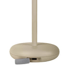 Näve Pasi Tabletlicht Beige 26cm Dimbaar