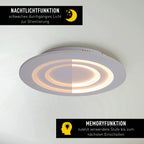 Näve Mirel LED Plafondlamp 50cm Dimbaar RGB