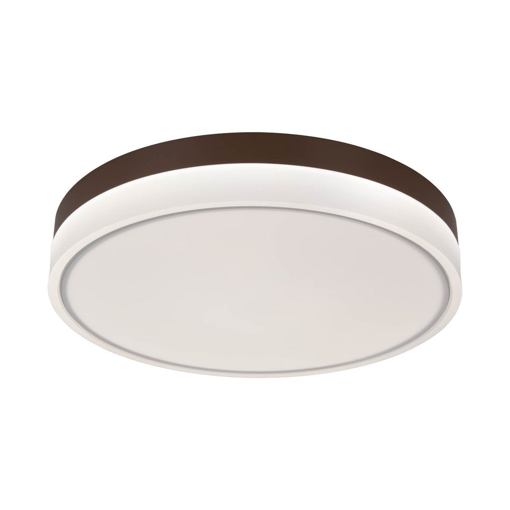 LED-plafondlicht Lola Ø50cm Bruin-Wit Dimmable