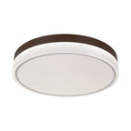 LED-plafondlicht Lola Ø50cm Bruin-Wit Dimmable