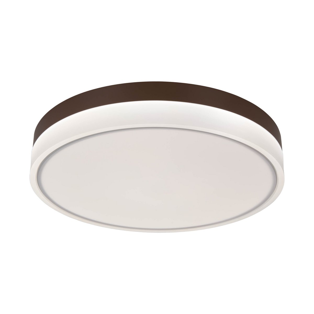 LED-plafondlicht Lola Ø50cm Bruin-Wit Dimmable
