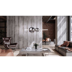 NOVA LED Hanglamp Chrome - 25cm