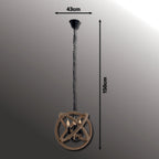 Näve Regia Hanglamp - Zwart 43cm E27