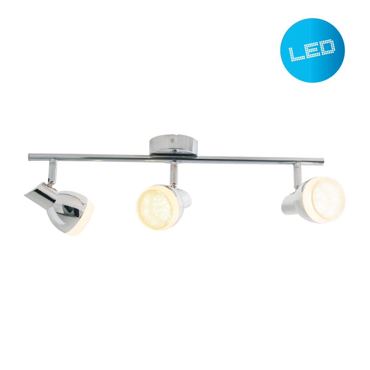 Näve Chromey LED plafondlamp 48cm