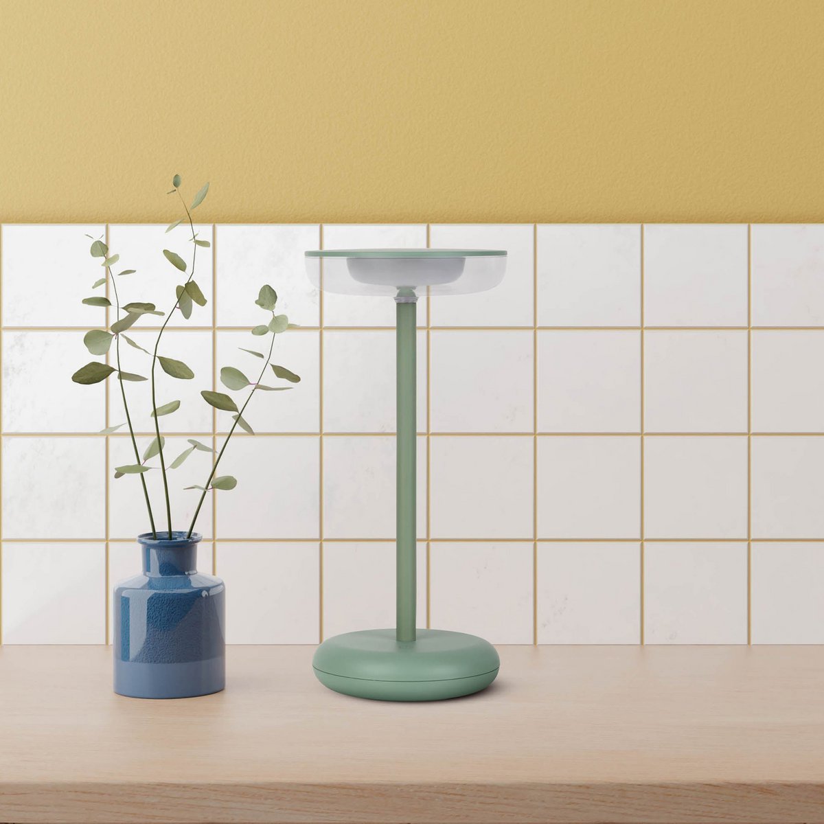 Näve Pasi Tabletlamp - Mint 26cm Dimbaar