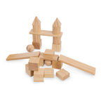 Kinderfeets Houten Blokkenset - Naturel 100 stuks