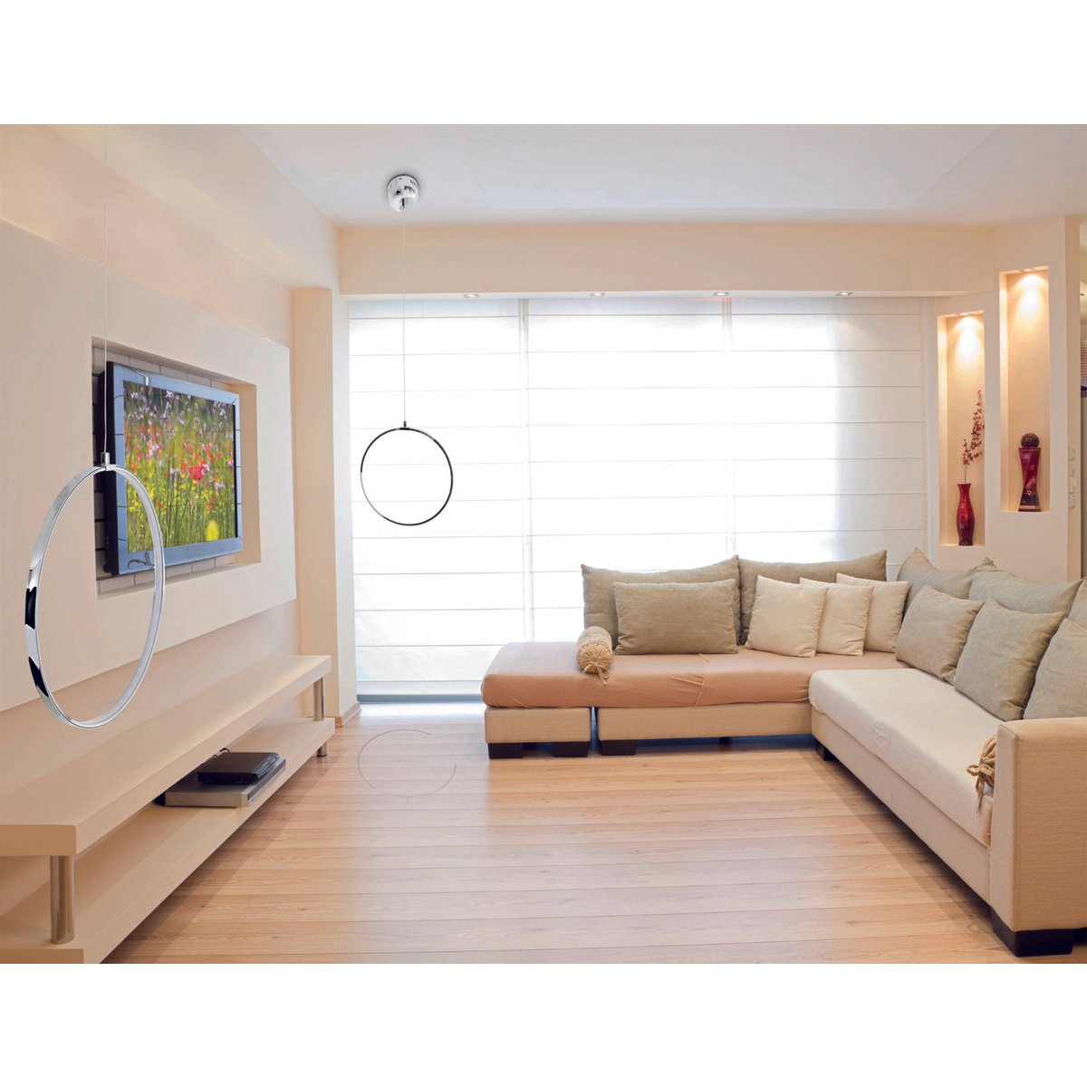 Näve Loop Line LED Plafondlicht 80cm