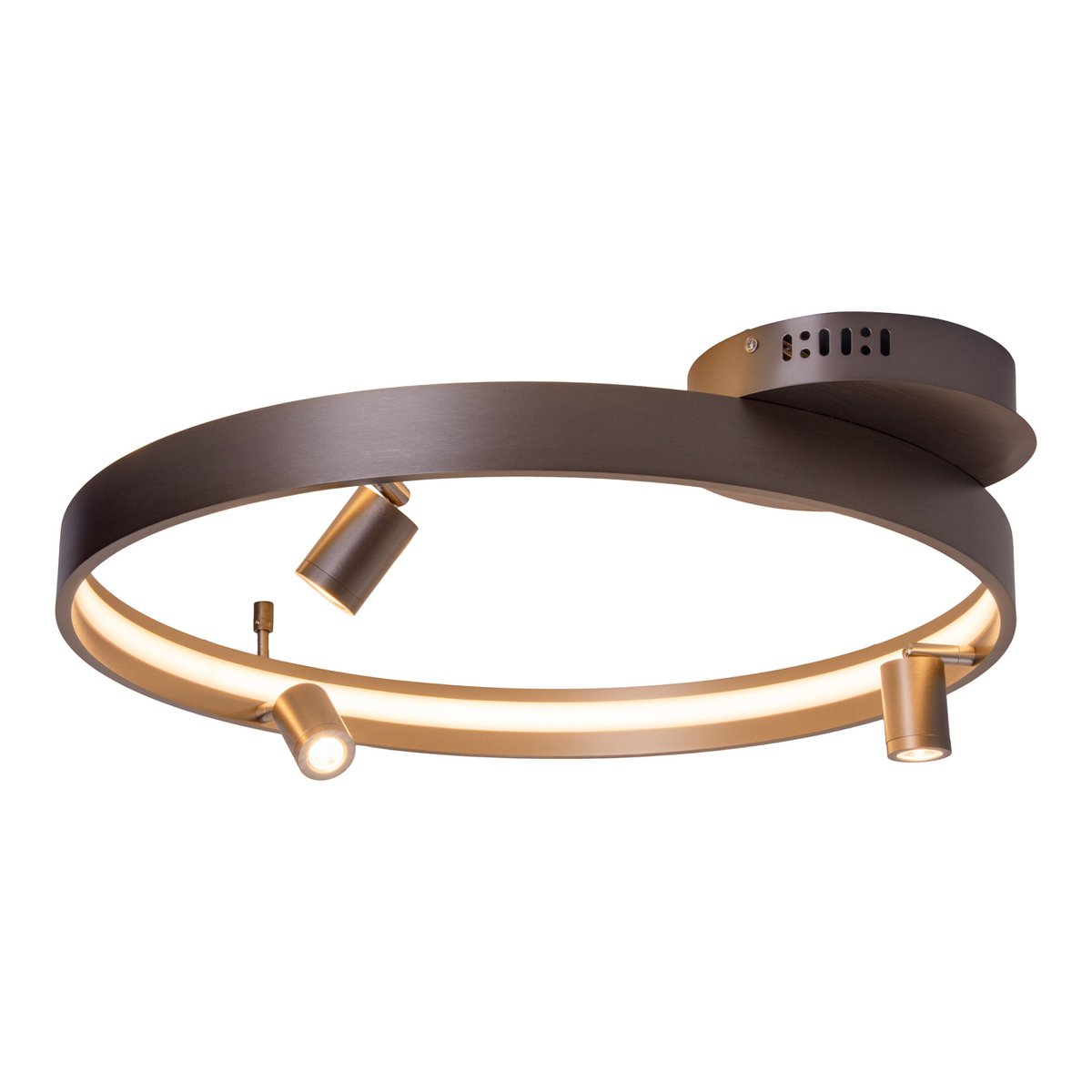 Näve Tristan LED-plafondlamp 58cm Wit Dimbaar