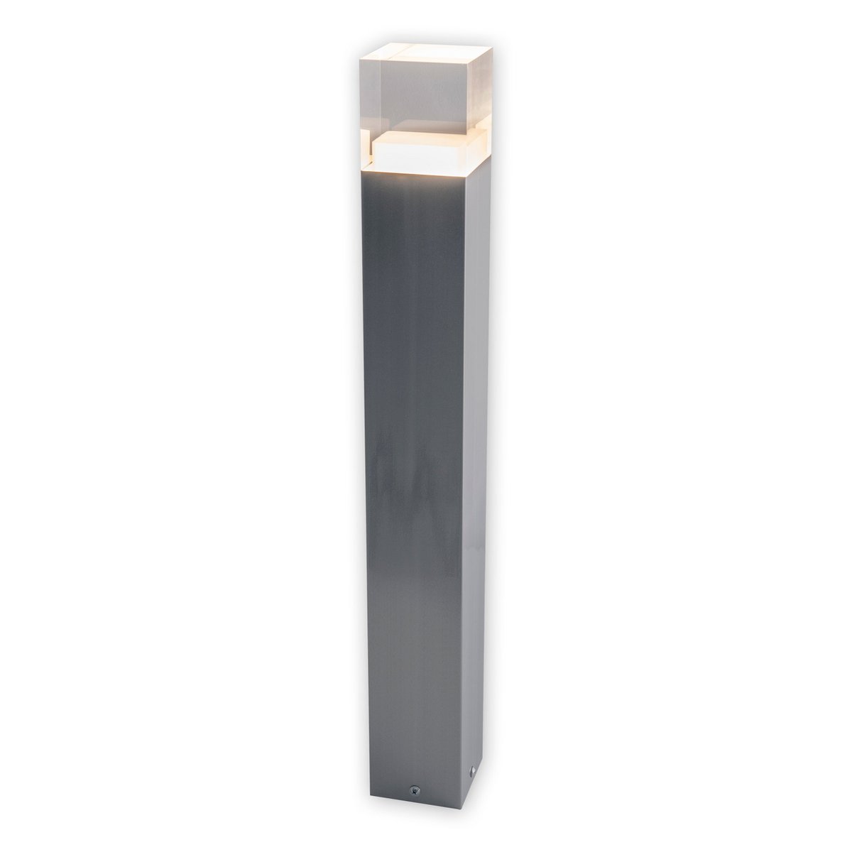 Näve Leah LED Außenleuchte - 62cm Silber