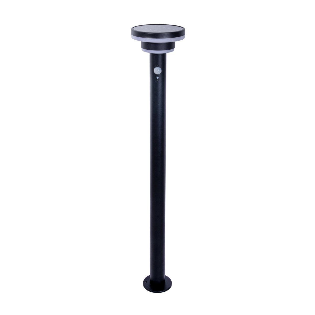 LED Solar Staanlamp Nora - Zwart 86cm Bewegingsmelder