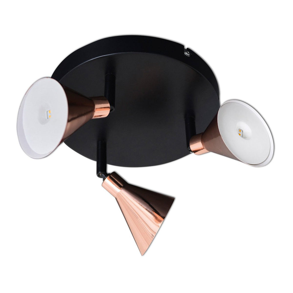 Näve Koper LED Wand- Plafondlamp 38cm