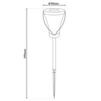Näve Zonne-Lichten Set 8 Stuks - 39,5cm