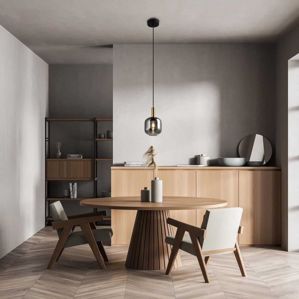 Näve Fumo Hanglamp - Zwart 150cm