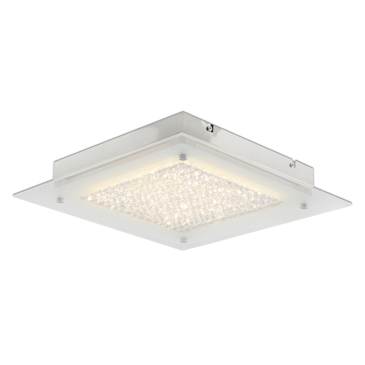 LED plafondlamp Glasgow 36cm Chroom